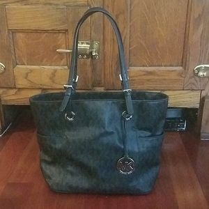Michael Kors black tote. Very versatile!